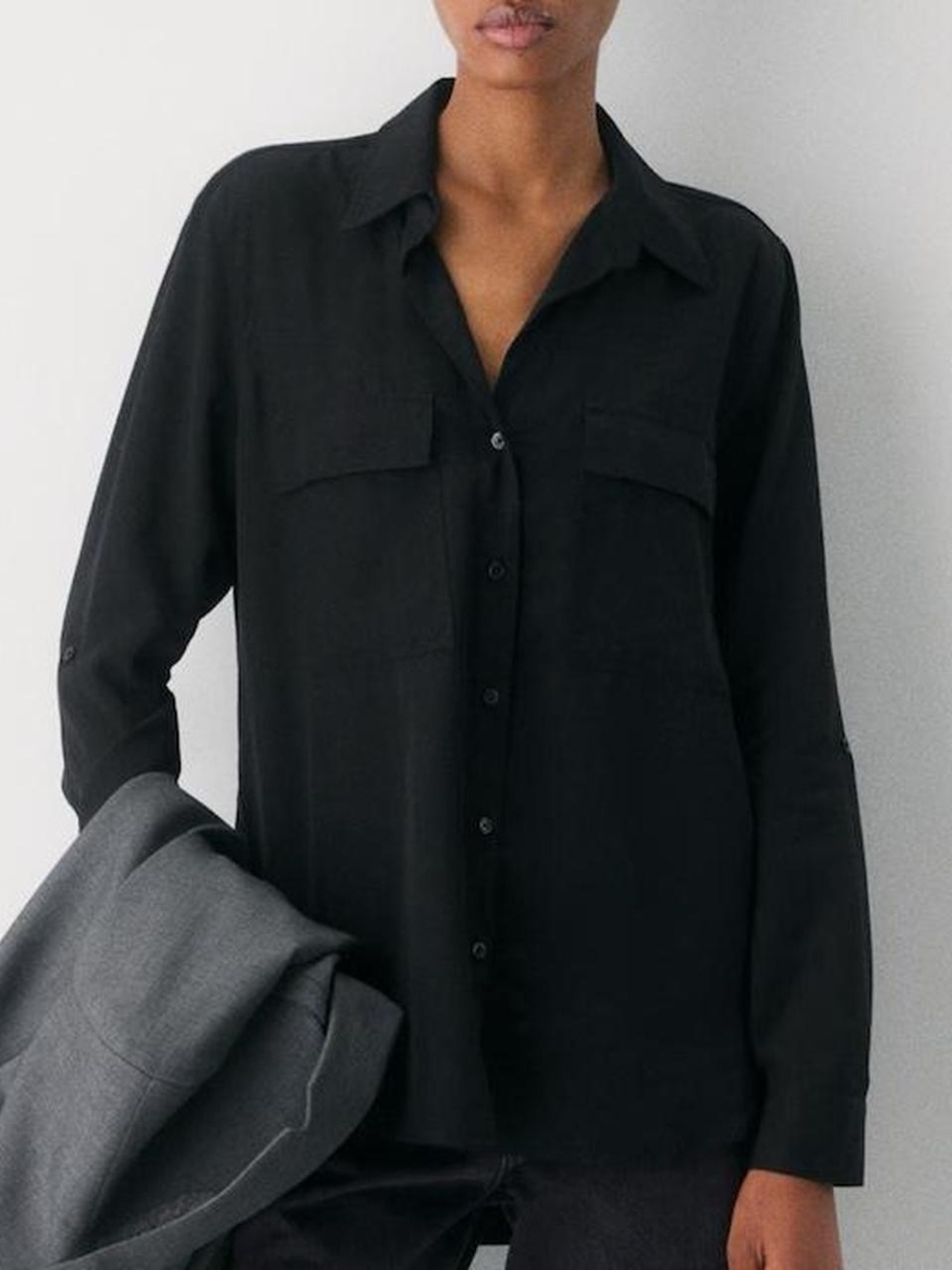 Aritzia Babaton “Utility” Button-Down Shirt